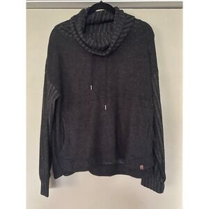 Rip Curl Surf Co. Gray Hooded Sweatshirt Size Medium Unisex Pockets Pullover